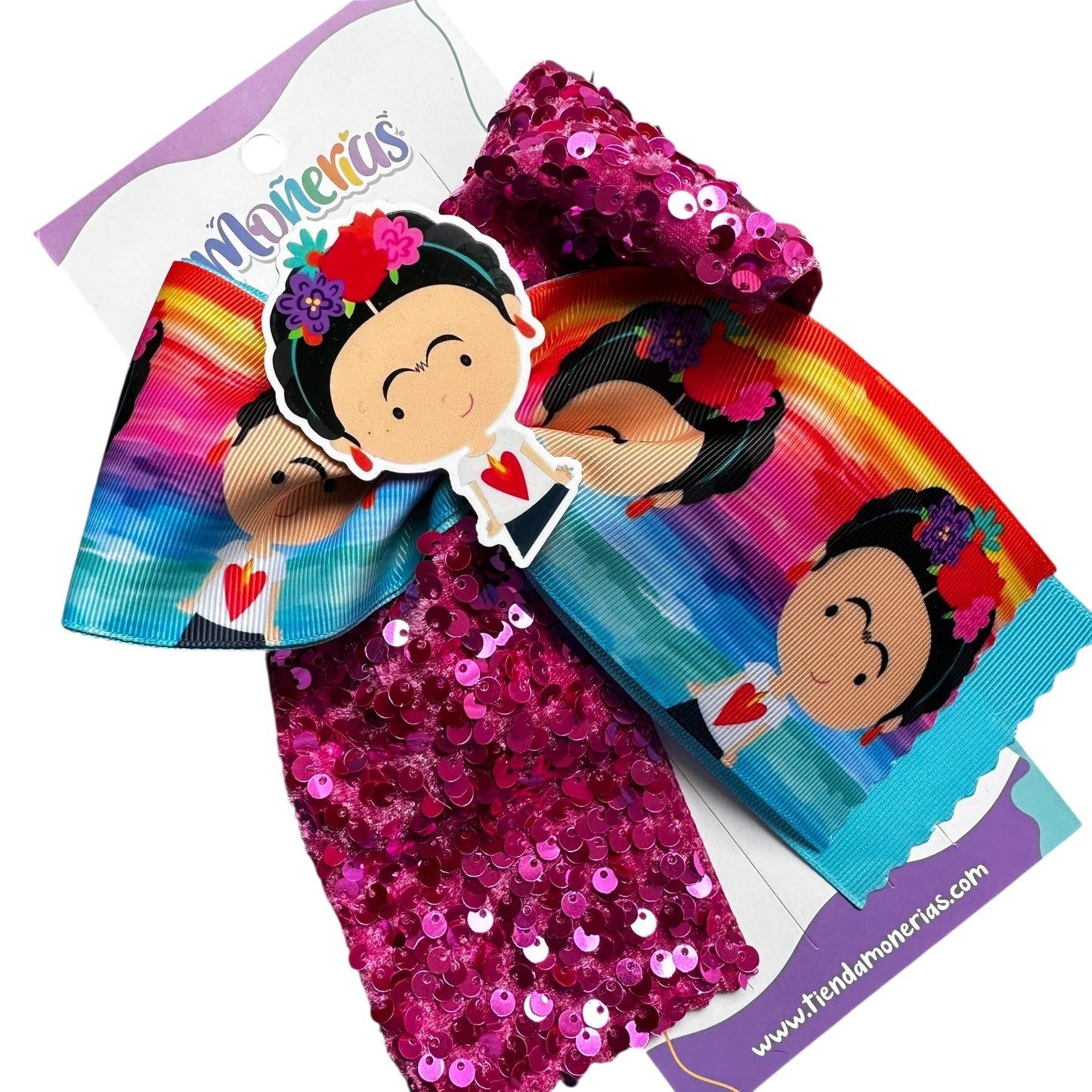 Moño Frida Kahlo Colores