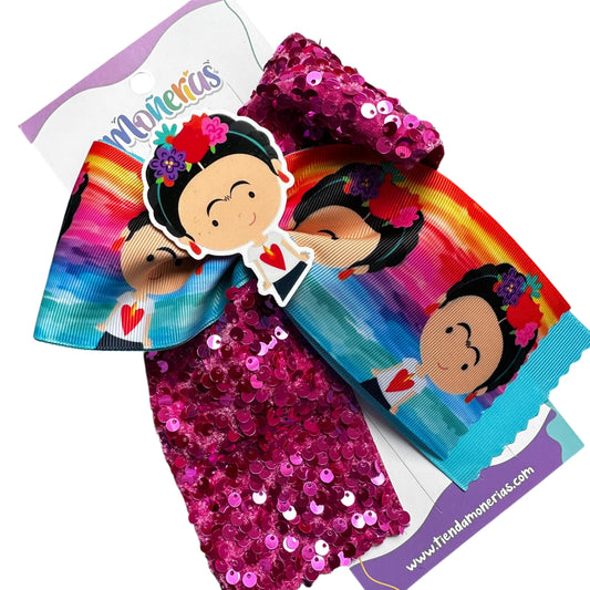 Moño Frida Kahlo Colores