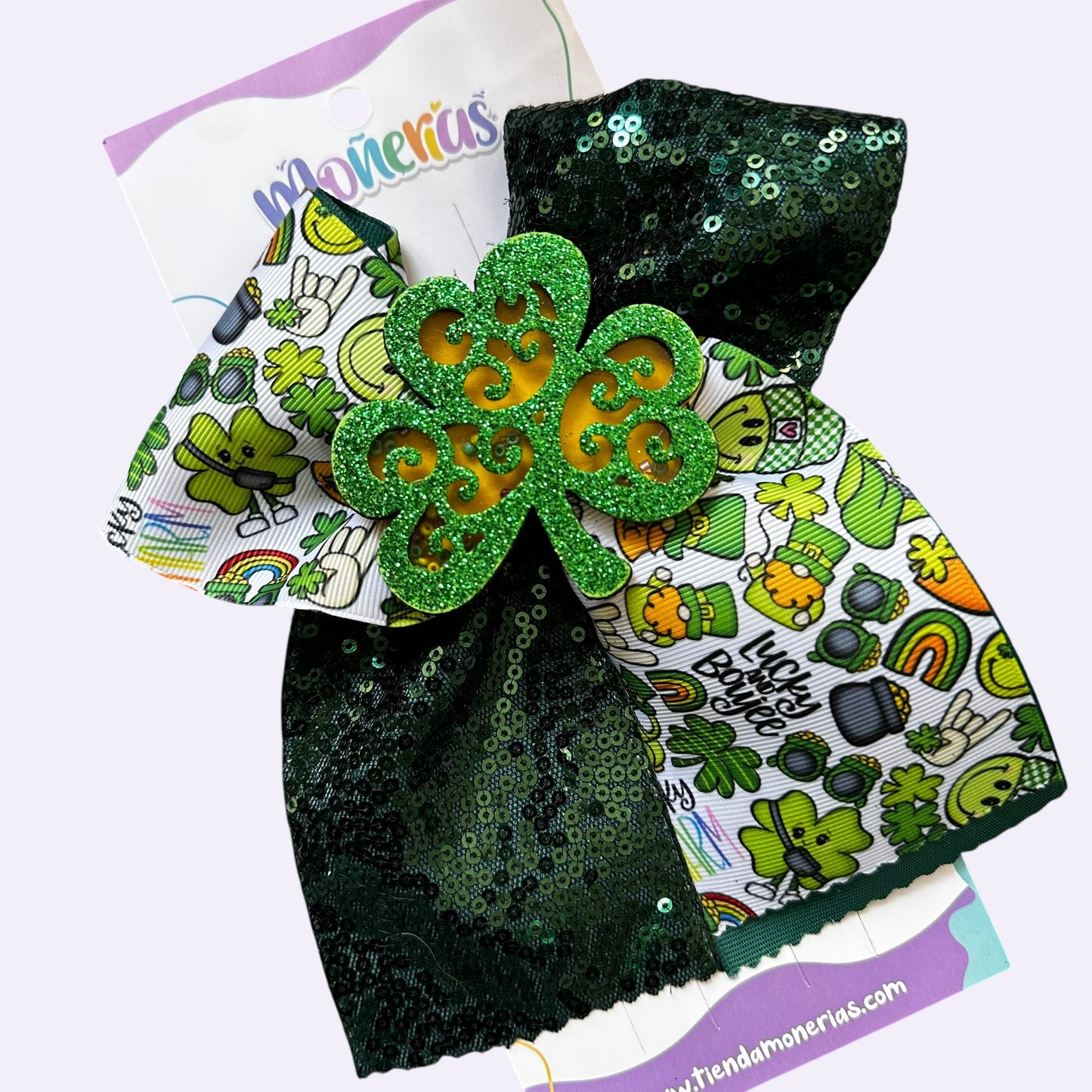 Moño Trébol San Patricio