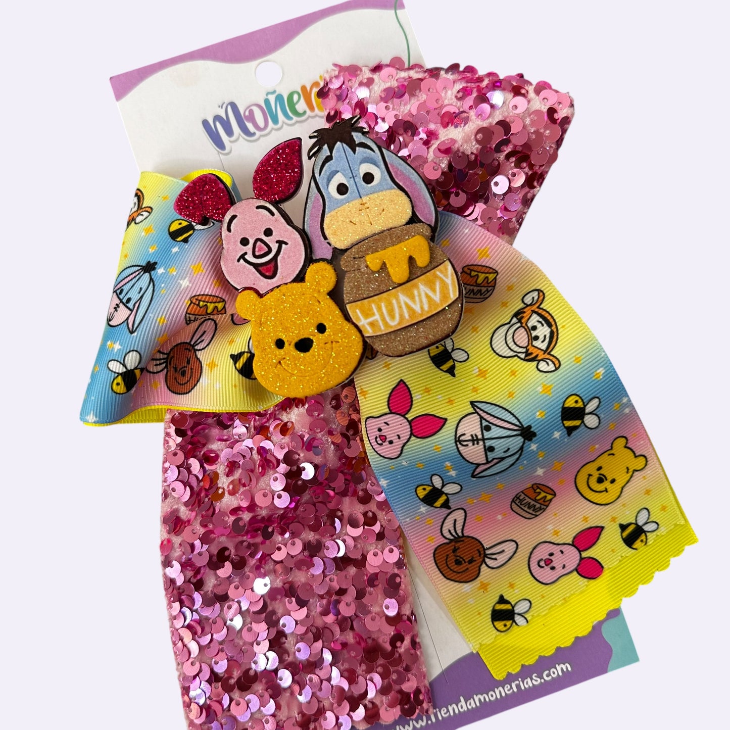 Moño Coletero Winnie Pooh