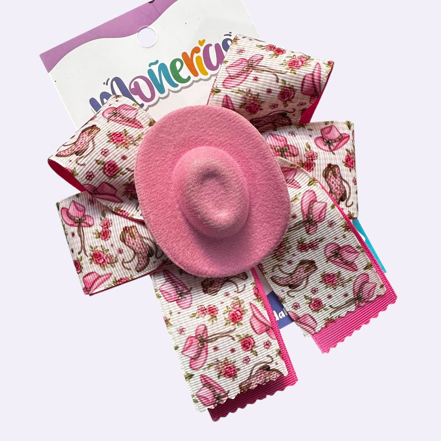 Moños Coleteros Medianos Sombrero 3D