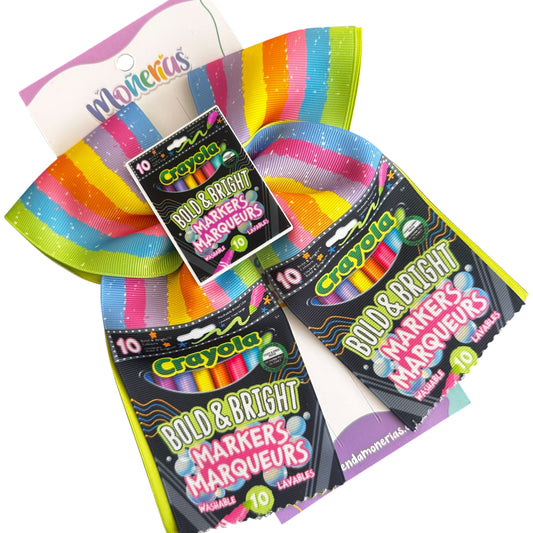 Moño Crayola Bright