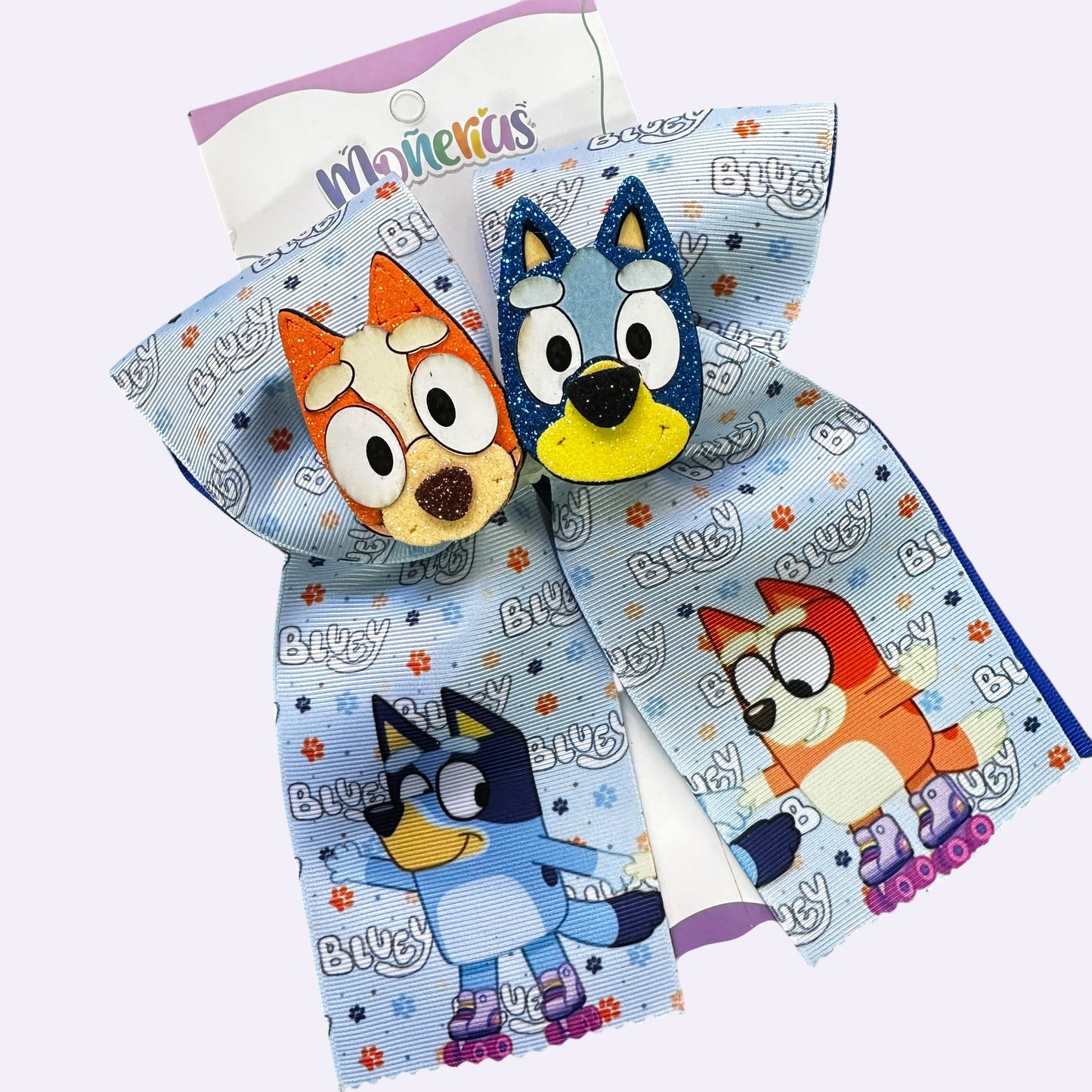 Moño Tira Bluey y Bingo