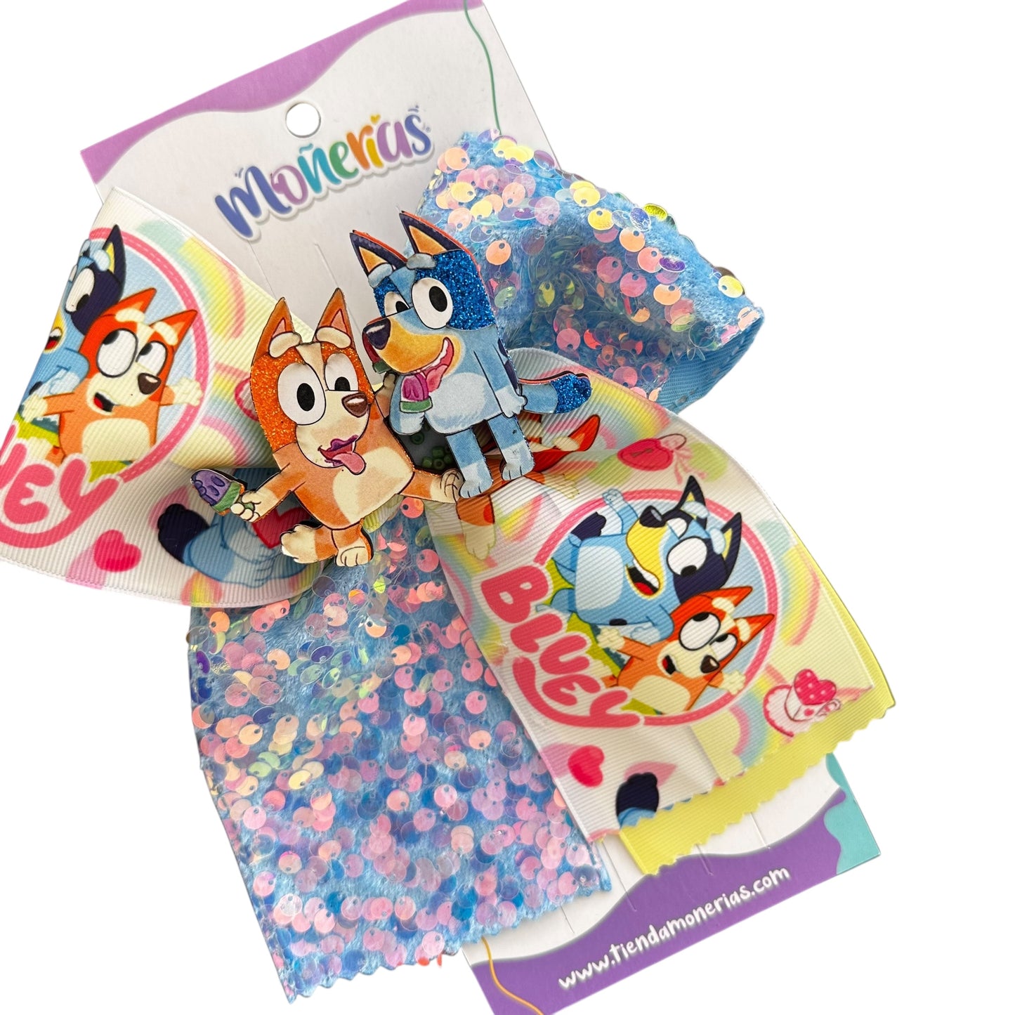 Moño Bluey y Bingo