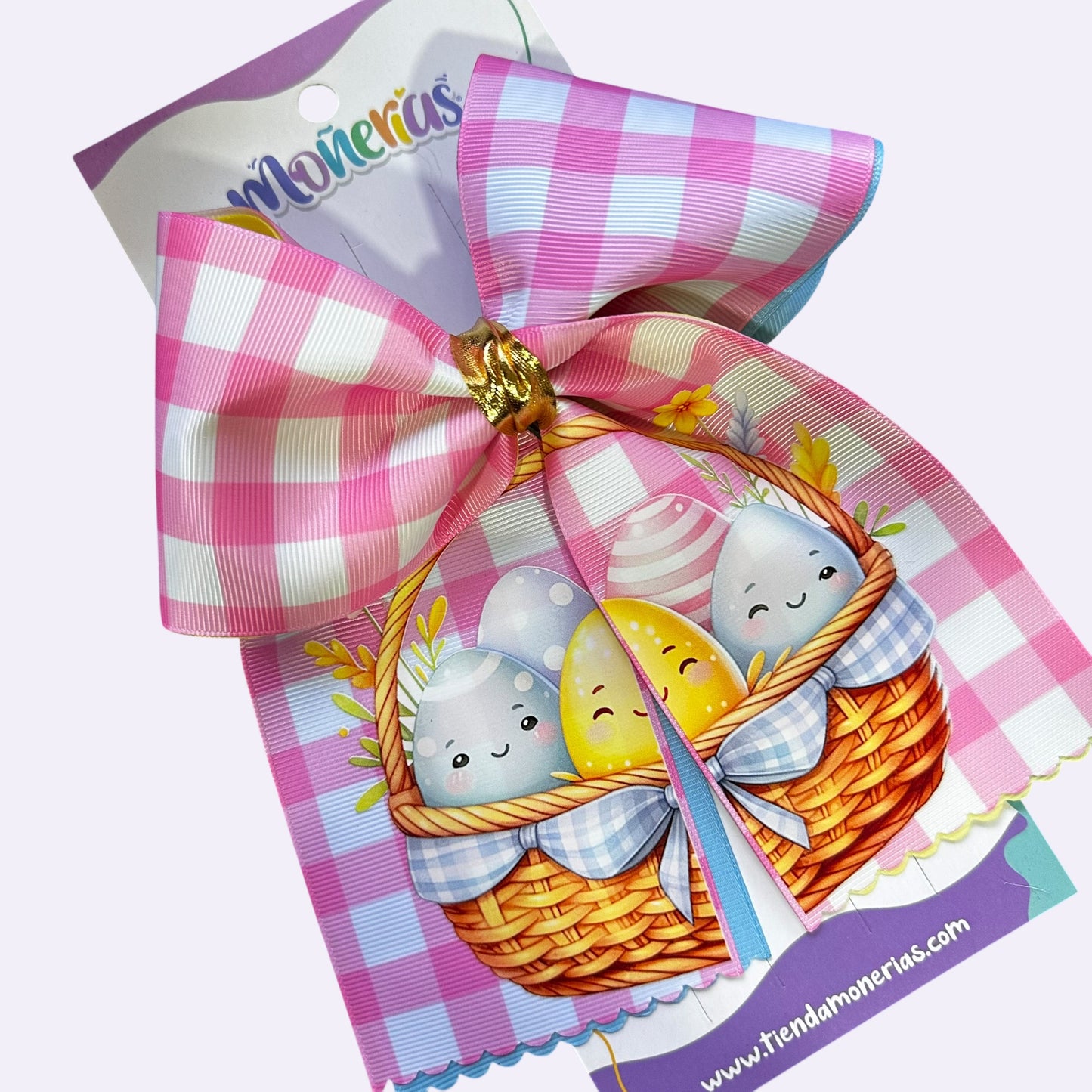 Moño Tira Canasta Huevos Pascua