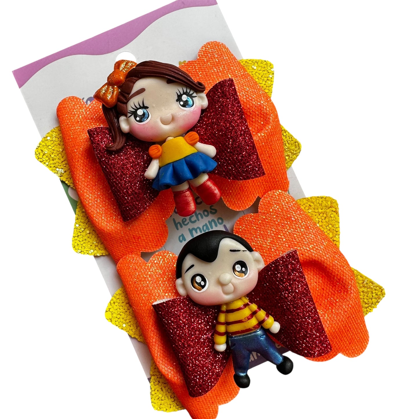 Par Personajes Pasta (Varios Modelos)