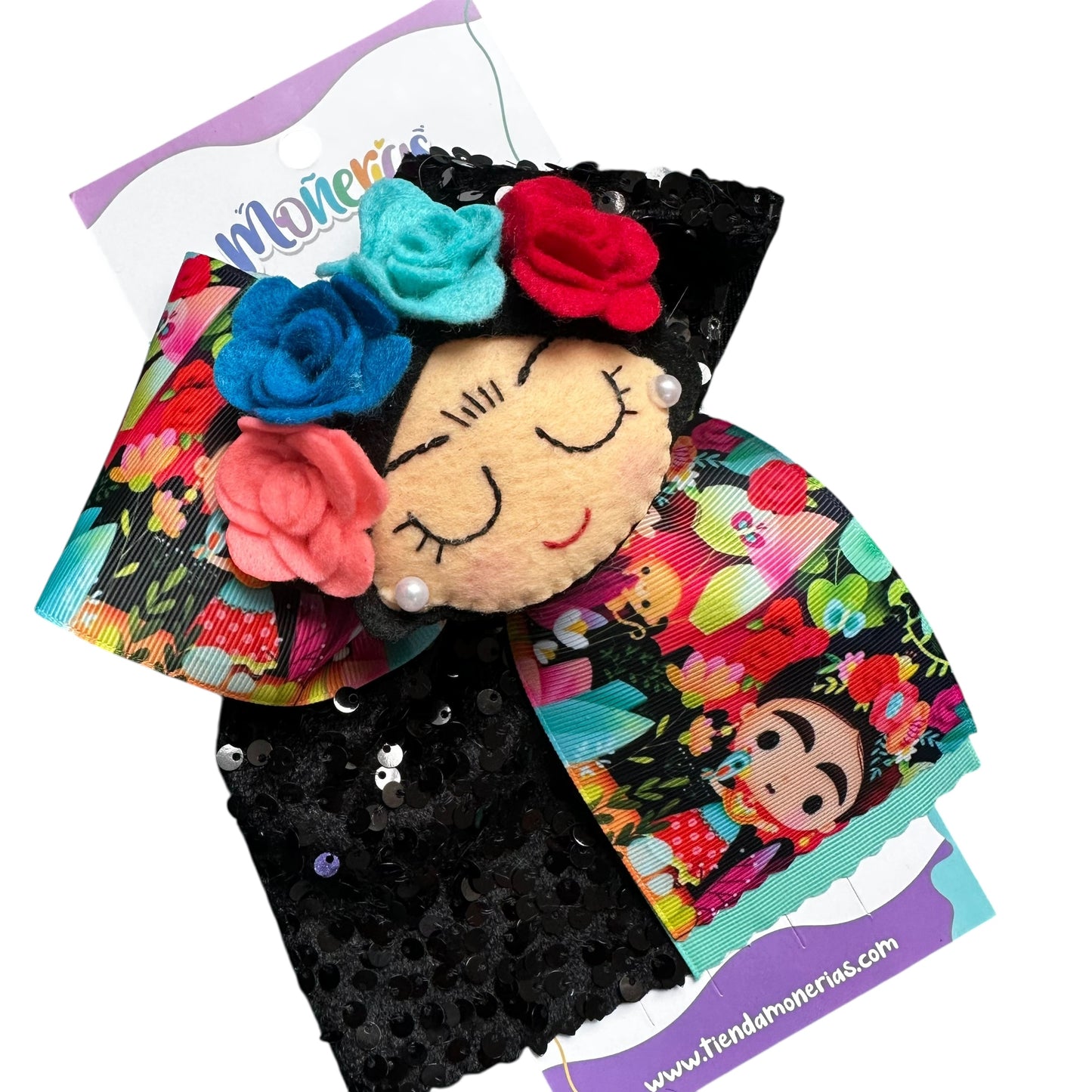 Moño Frida Kahlo Feltie