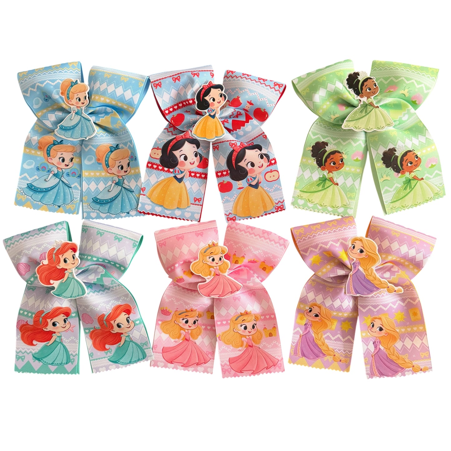 Set 6 Tiras Princesas