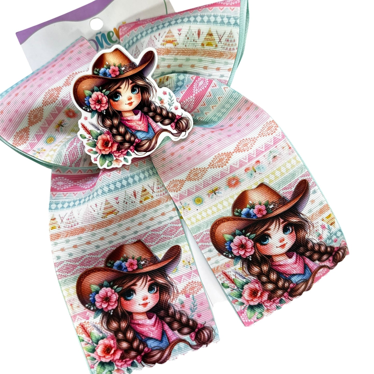 Moño Tira Niña Trenzas & Sombrero