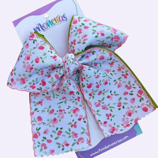 Coletero Mini Flores Orilla Bordada