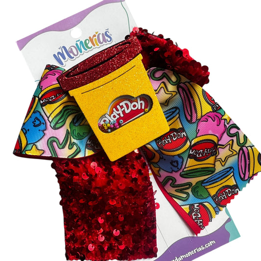 Moño Play Doh