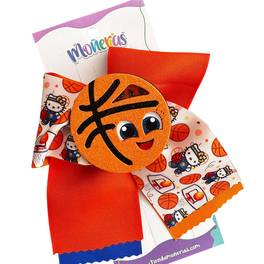 Moño Kitty Básquet