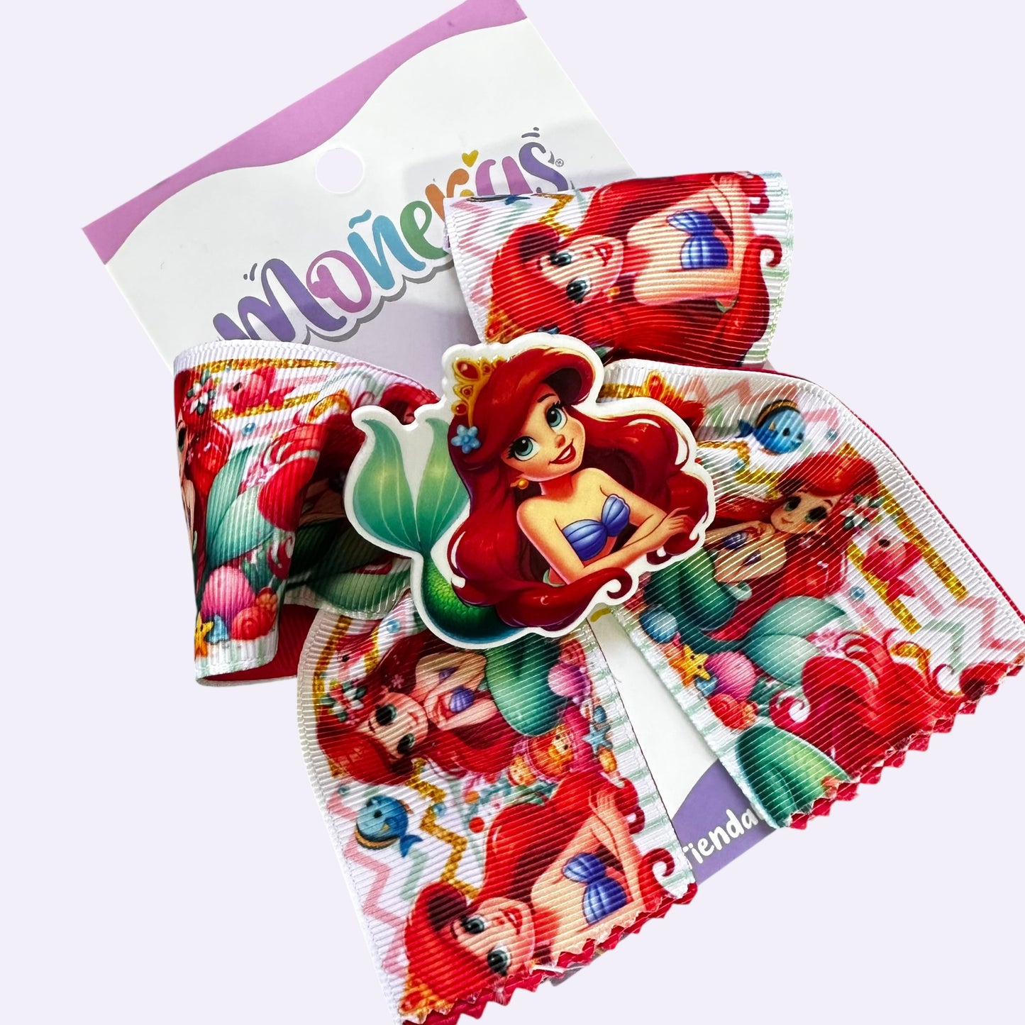 Moños Coleteros Mediano Princesas Disney