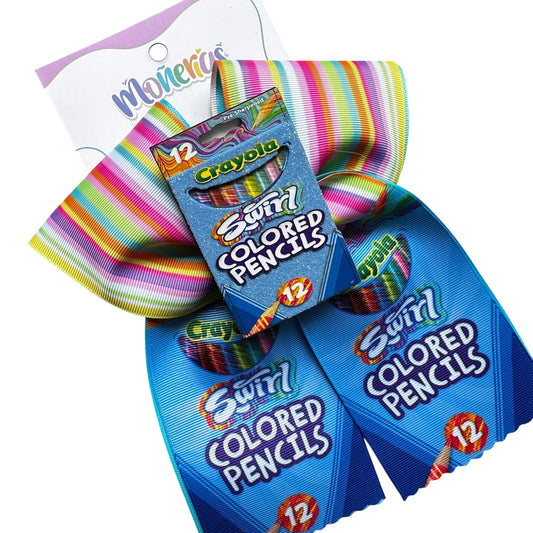 Moño Crayola Color Pencils