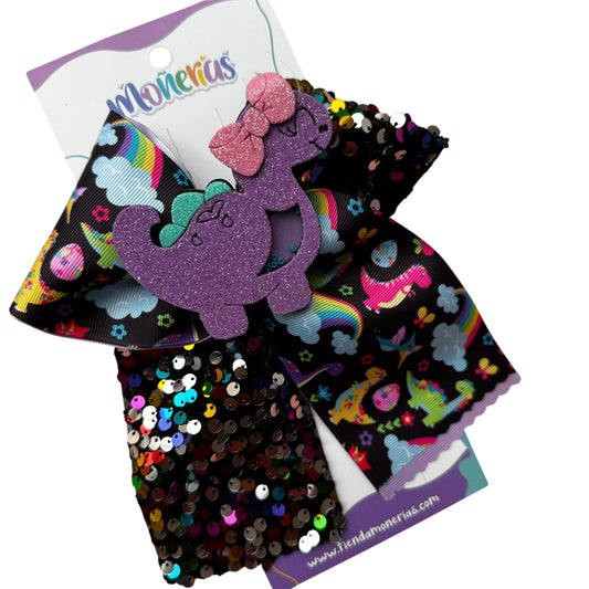 Moño Dino Colores