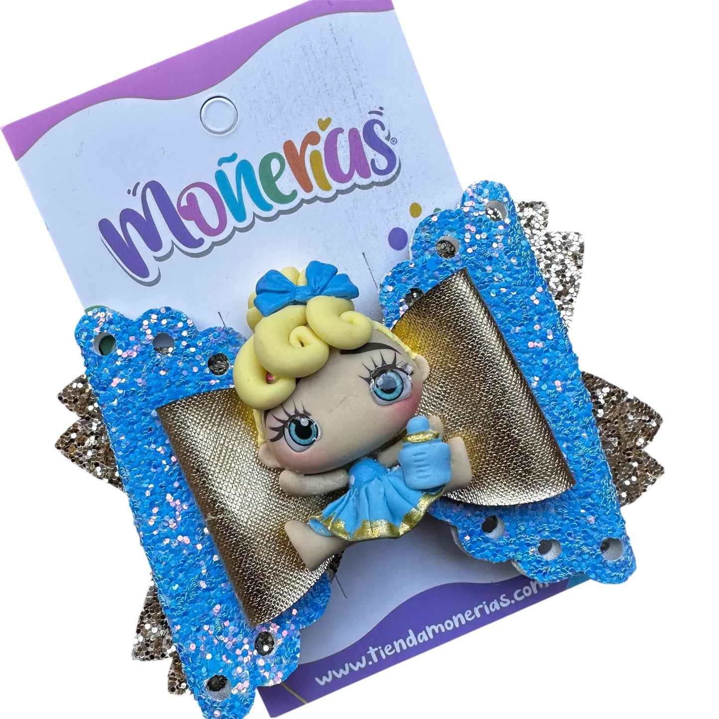 Moños Princesas Vinil & Pasta