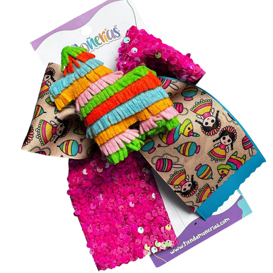 Moño Piñata Yute Feltie