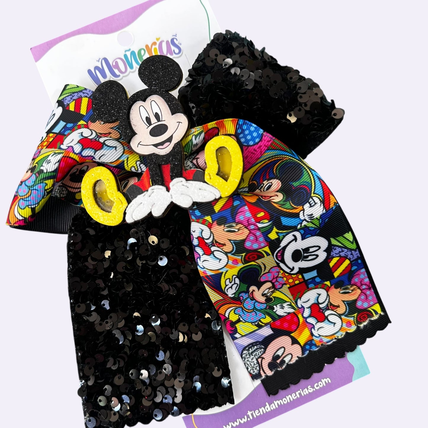 Moños Coleteros Mickey
