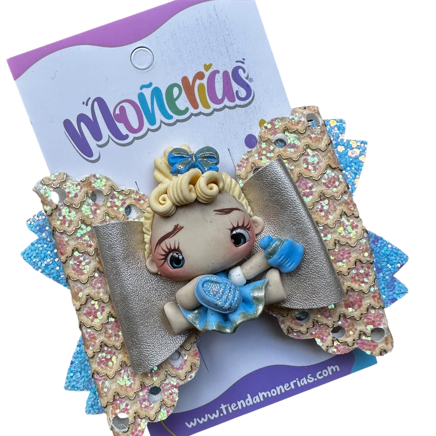 Moños Princesas Vinil & Pasta