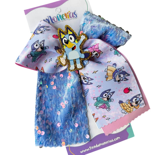 Moño Bluey Acrílico