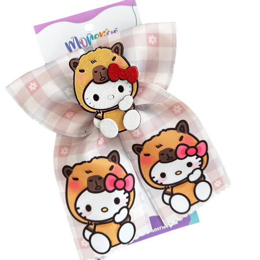 Moño Kitty Capibara