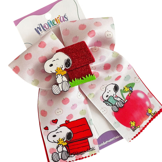 Moño Snoopy Casita