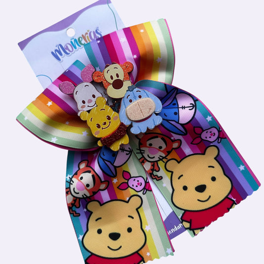 Moños Tira Winnie Pooh