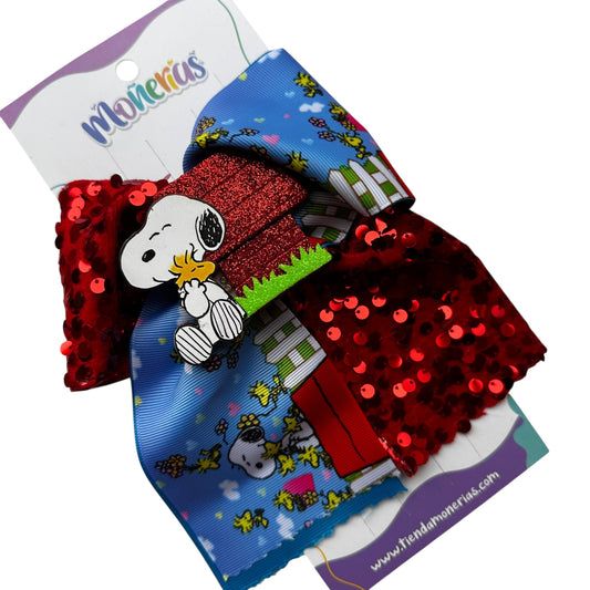 Moño Snoopy Casita