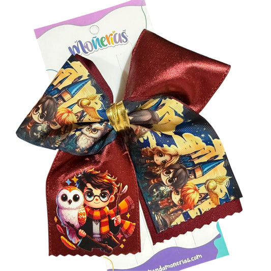 Moño Harry Potter Burgundy