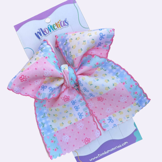 Coletero Parches Pastel Orilla Bordada