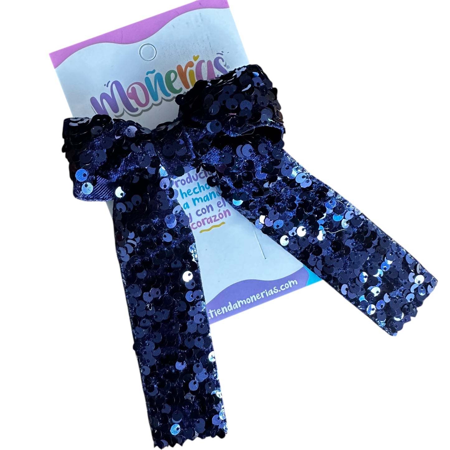 Coquette Lentejuela Tonos Azules