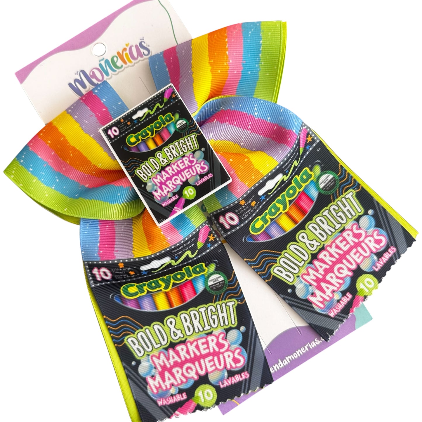 Moño Crayola Bright