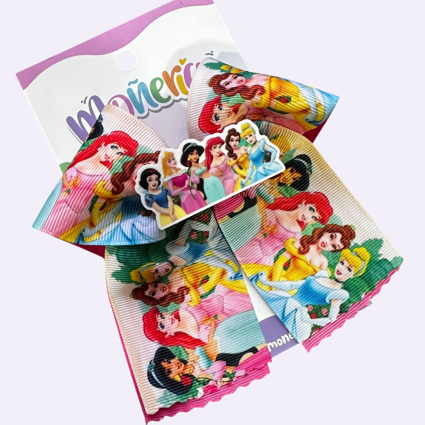 Moños Coleteros Mediano Princesas Disney
