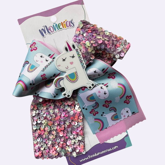 Moño Coletero Unicornio