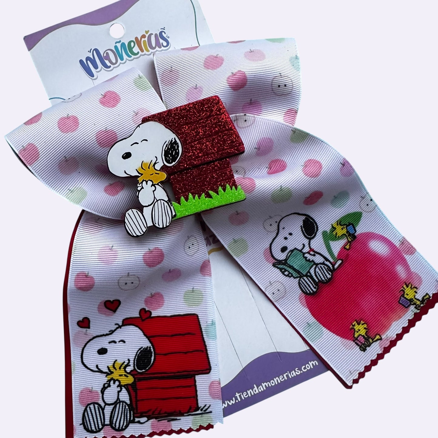 Moños Tira Snoopy