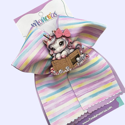 Moño Coletero Unicornio
