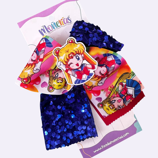 Moños Coleteros Sailor Moon