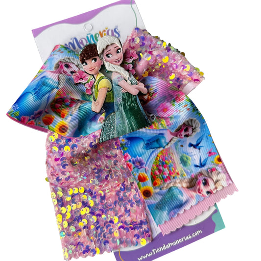 Moño Anna y Elsa Frozen