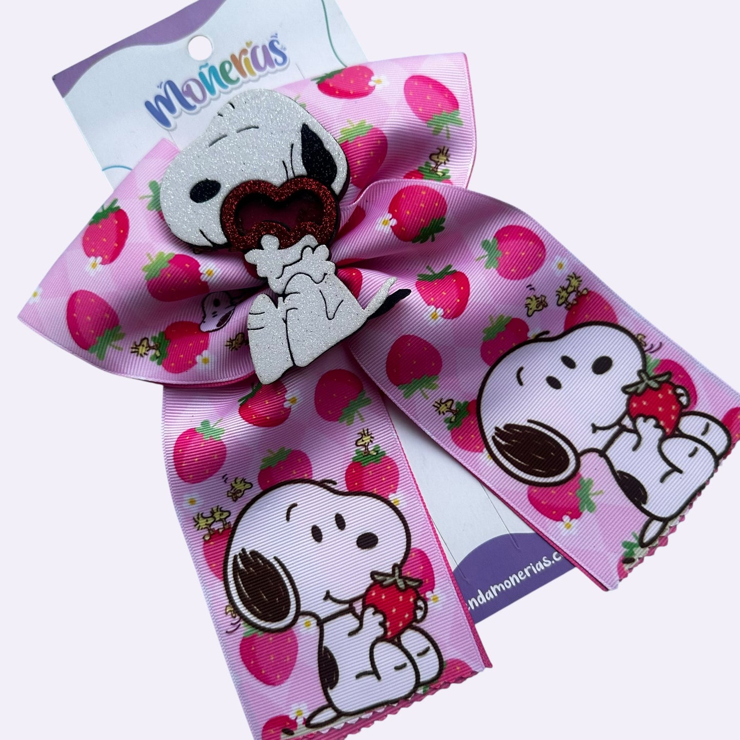 Moños Tira Snoopy
