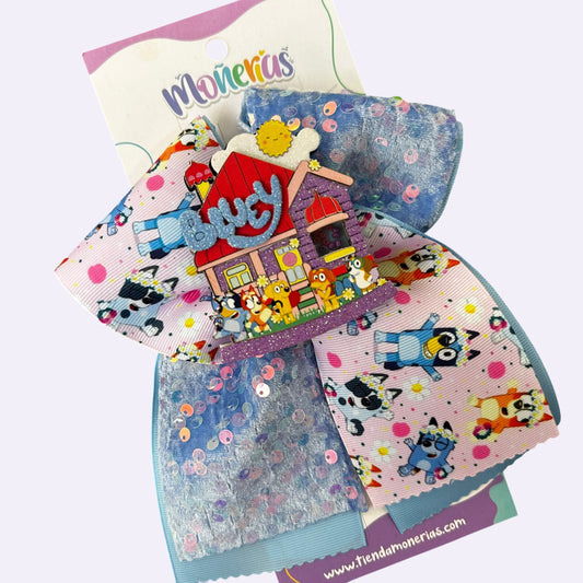 Moños Coleteros Bluey