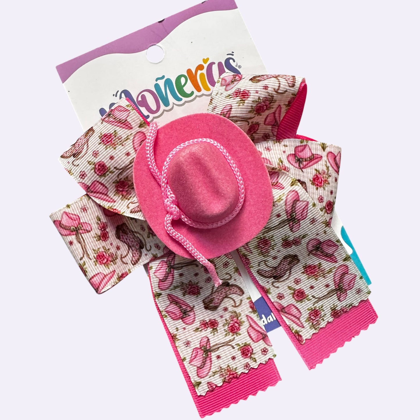 Moños Coleteros Medianos Sombrero 3D