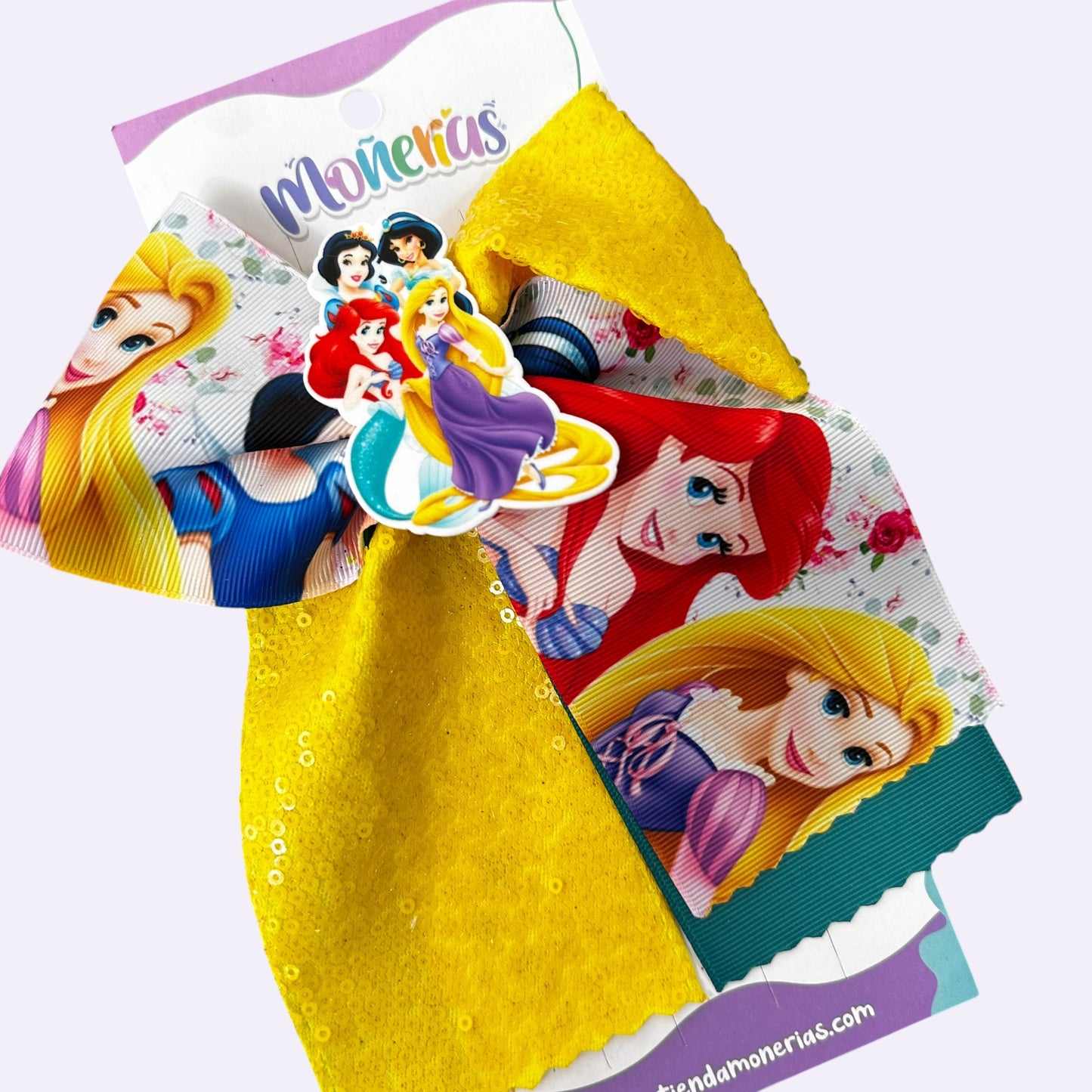 Moños Coleteros Princesas Disney