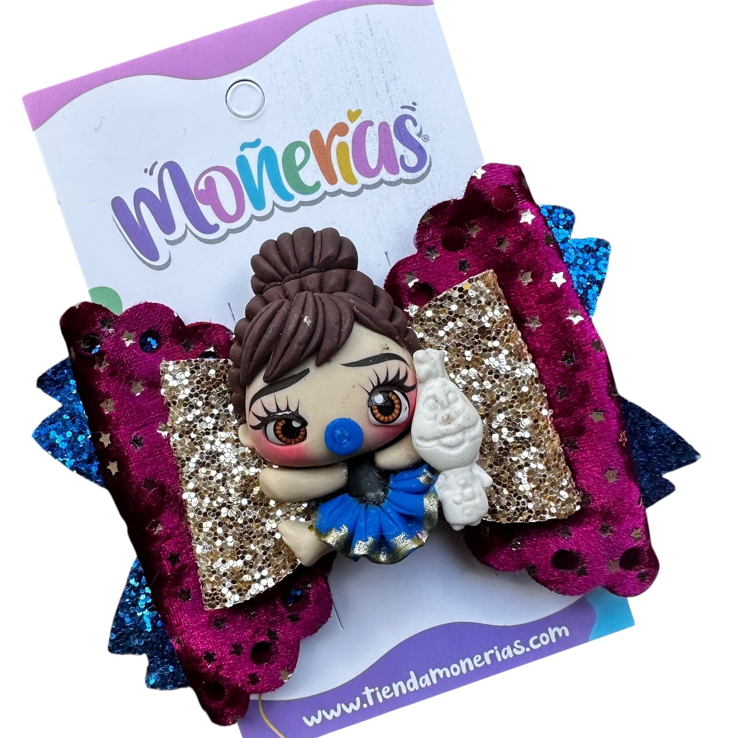 Moños Princesas Vinil & Pasta