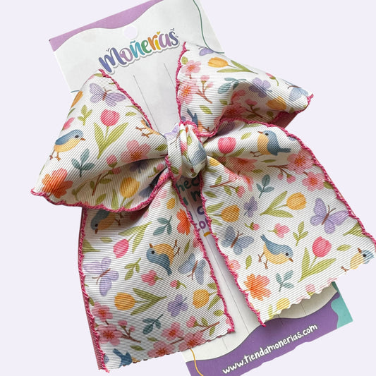 Moño Coletero Tulipanes