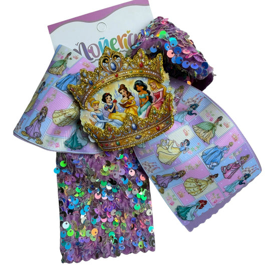 Moño Corona Princesas