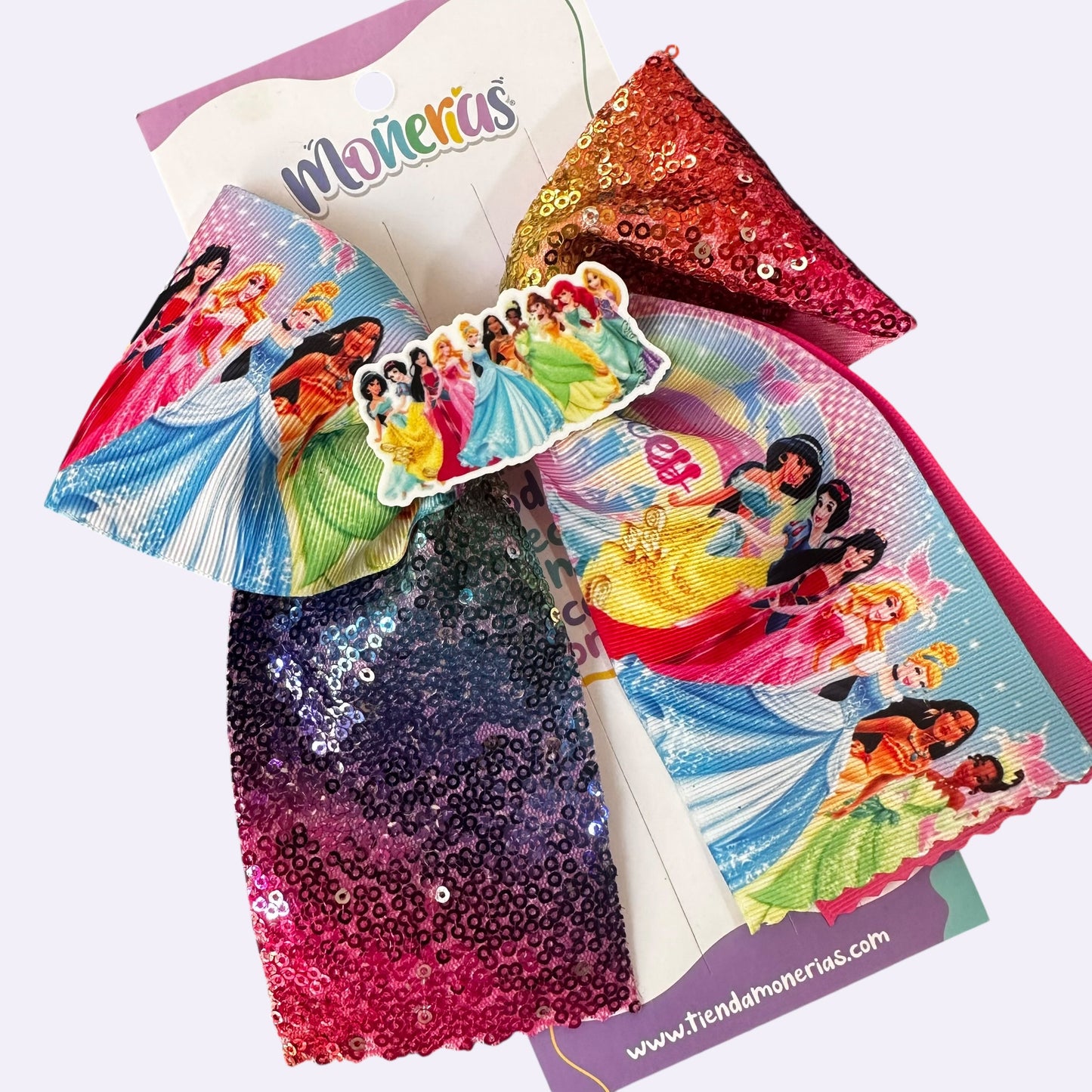 Moños Coleteros Princesas Disney
