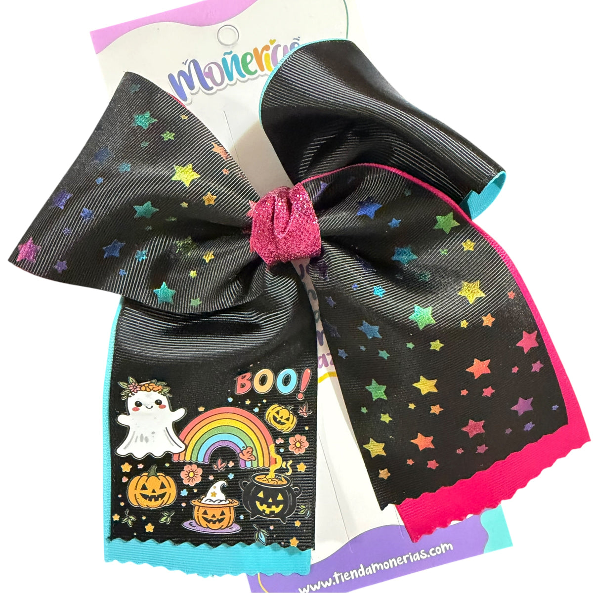 Moño Boo Holograma