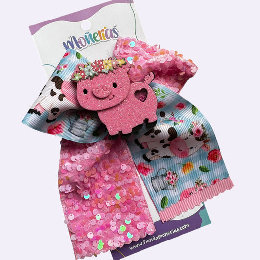 Moño Coletero Cerdito