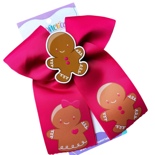 Pink Gingerbread Bow