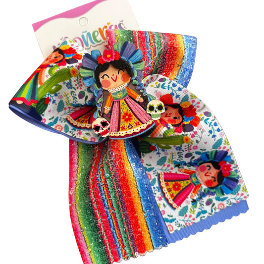 Moño Lelé Penacho con Lentejuela